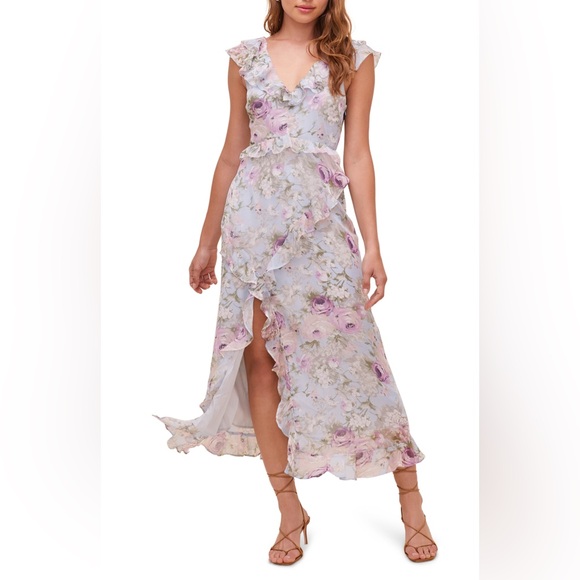 Astr the Label Tempest Floral Midi Dress - XS - Picture 1 of 1